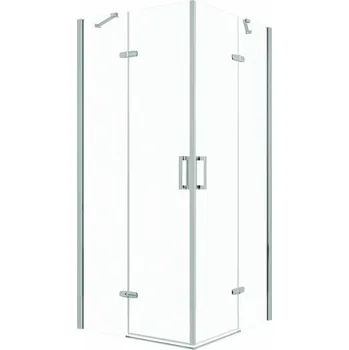 Kerra Flow čtvercový sprchový kout, chrom Rozměr koutu: 90x90cm, FL90CH