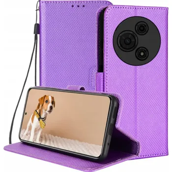 Pouzdro na mobilní telefon Flipové pouzdro B24 pro TCL 605 fialové