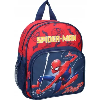 Dětský batoh Batoh předškolní batoh Spider-Man Vadobag pro chlapce, červený