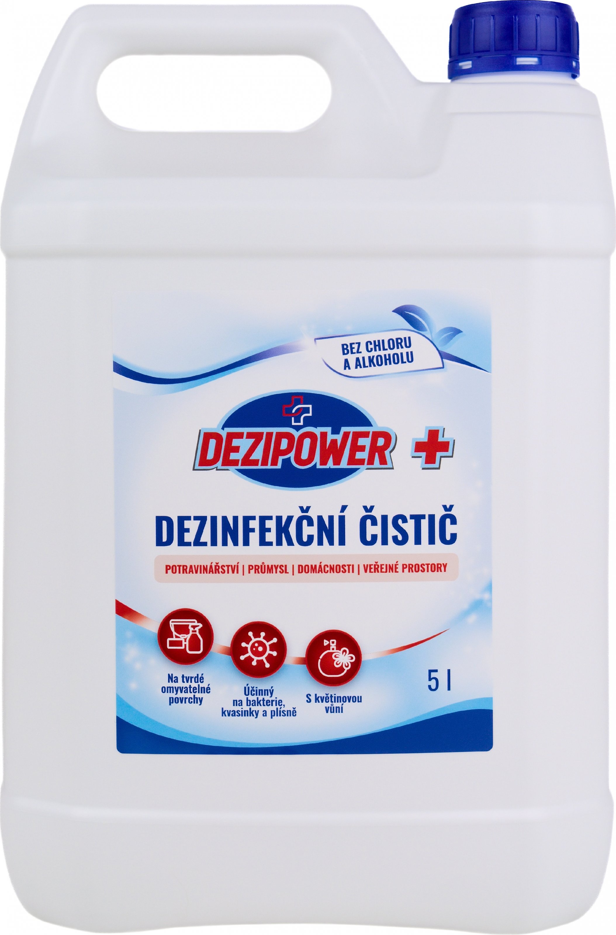 DEZIPOWER PLUS dezinfekční čistič s květinovou vůní, 5 l