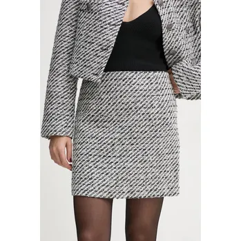 Dámská sukně Sukně s příměsí vlny Gestuz 10909602 bílá 00A, vel. 40