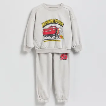 Dětská móda Reserved - Sada Cars - světle šedá - 488HK-09X - 488HK-09X-104