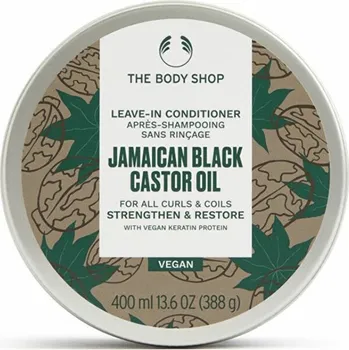The Body Shop Jamaican Black Castor Oil Leave-in Conditioner ( kudrnaté a vlnité vlasy ) - Bezoplachový kondicionér 400 ml