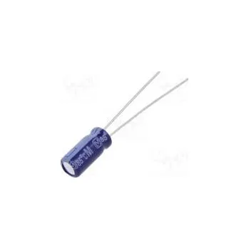 Kondenzátor Kondenzátor elektrolytický THT 10uF 50VDC Ø5x11mm Rozteč 2mm