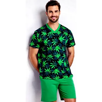 Pánské pyžamo Pánské Pyžamo Krátké FOLTÝN PK 352 Velikost: 7XL