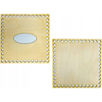 Obraz Základna dno víko krabička na ubrousky čtverec překližka 20 cm