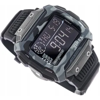 Hodinky PÁNSKÉ HODINKY Timex SHOCK Vodotěsné Sportovní MODRÉ ODOLNÝ PROTI OTŘESŮM