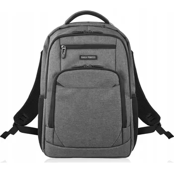 Městský batoh Batoh na cestovní notebook do kanceláře multifunkční šedý Paolo Peruzzi