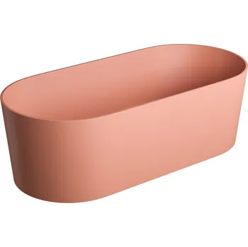 Vana Aplomo Ovo M+ 160x75 volně stojící vana z kompozitu, coral, OVOWWCO