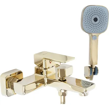 Rea Orix vanová baterie se sprchou, gold, REA-B5134