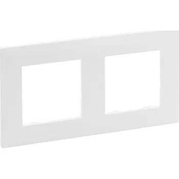 vypínač RÁMEČEK DVOJITÝ BÍLÝ LEGRAND 863192 NILOE STEP