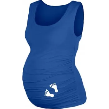 Be MaaMaa těhotenské tílko bez rukávů, bez vzoru, bavlna, velikost S/M