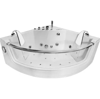 Aplomo Alleta 141x141 hydromasážní vana, bílá, MO-0053WH