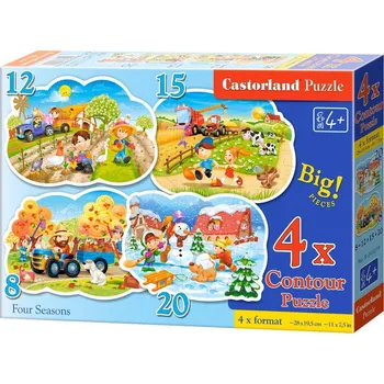 Puzzle Castorland 55dílné Puzzle Čtyři roční období