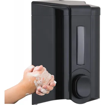 Dávkovač mýdla Ruční dávkovač mýdla na zeď HIGI24 1000 ml černý