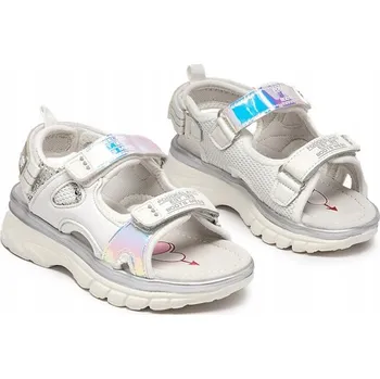 Chlapecké sandály Royalfashion dětské sandálky eko kůže bílé, velikost 29