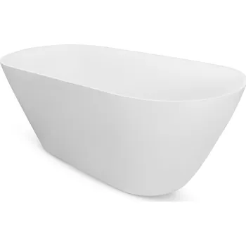 Vana Besco Moya lesklá volně stojící vana 160x70, litý mramor, WMD-160-M