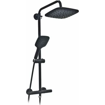 Aplomo Vesuvio sprchový termostatický set, black, NOV-VES