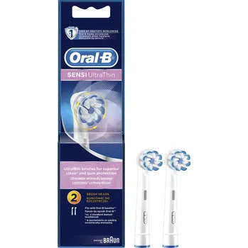 Péče o chrup Oral-B Sensi UltraThin 4210201176596 náhradní hlavice na kartáček 2 ks Bílá