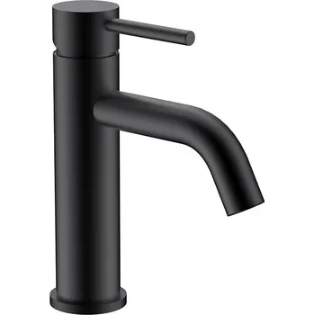 Vodovodní baterie Besco Veo umyvadlová baterie nízká, black, BU-VII-CZ