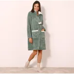 Blancheporte Fleecový župan khaki/režná