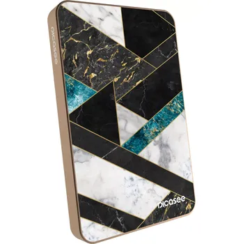 Powerbanka Picasee Powerbanka s MagSafe 5 000 mAh Zlatá - Dark geometry