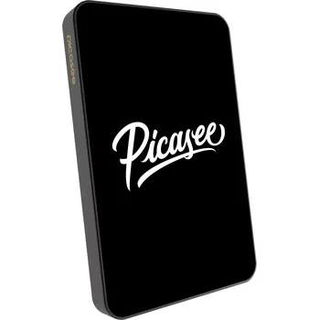 Powerbanka Picasee Powerbanka s MagSafe 5 000 mAh Šedá - Picasee - old logo - white