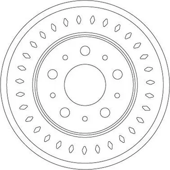 Brzdový kotouč Brzdový kotouč LUCAS DF6925S