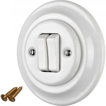 vypínač Schodišťový vypínač pod omítku retro PRL