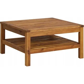 Konferenční stolek Stůl Petromila dřevěný čtvercový 65 x 65 x 35 cm