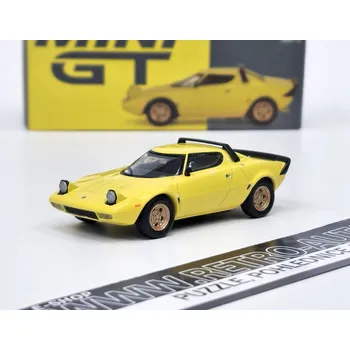 autíčko Mini GT 1:64 Lancia Stratos HF Stradale 1975 LHD žlutá fly MGT00771L