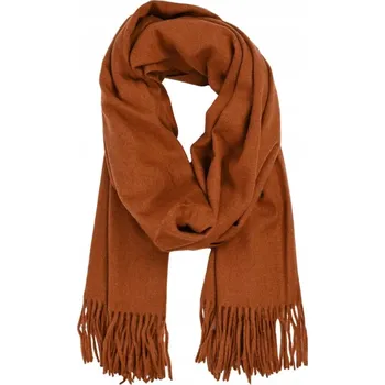 Šála Dámský šál Agrafka hnědý 200 cm