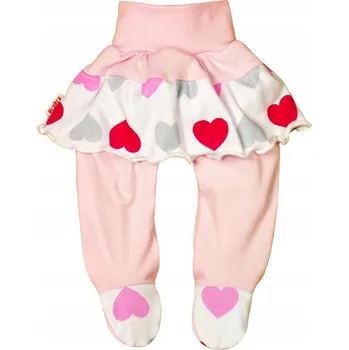 Dupačky Polodupačky BEZ TLAKU s volánkem a srdíčkem vel. 62 KLEKLE