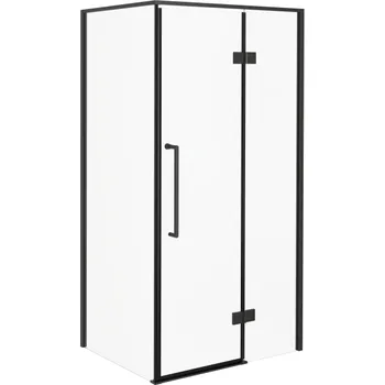 Savana Veduta Dello Black obdélníkový sprchový kout Orientace: Pravá, Rozměr koutu: 100x80cm, Y8003B-10P
