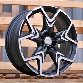 Alu kolo Alu kola Racing Line HF5223, 20x8 5x112 ET46, černá matná + leštění (zátěžová) vhodné pro BMW iX1, BMW X1 (od 2023), BMW X2 (od 2024)