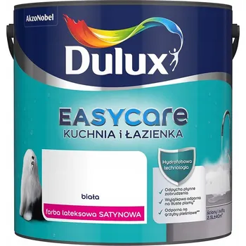 barva na zeď Dulux Easycare 2,5 l bílá saténová matná