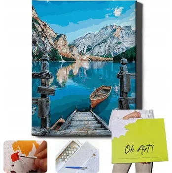 MALOVÁNÍ PODLE ČÍSEL Krajina Obrázky k Malování S RÁMEM 40x50 cm Oh Art