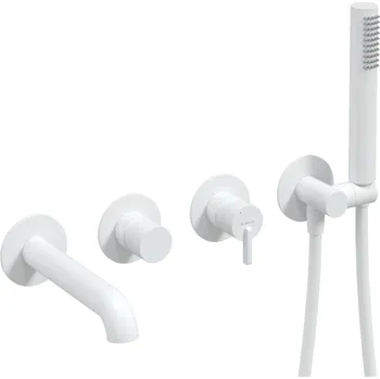 Vodovodní baterie Deante Silia podomítková vanová baterie, bílá, BQS_A18P