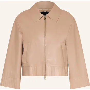 Dámský blejzr Marc Cain Dámská Kožená Bunda, 619 warm taupe new, 42