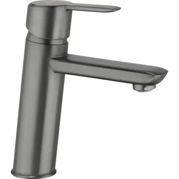 Vodovodní baterie Besco Arnika umyvadlová baterie, grafit, BQA_D20M