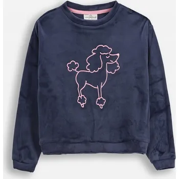 Dívčí mikina Dětská Tepláková Mikina Dívčí Modrá Velikost 104 Coccodrillo ZC5