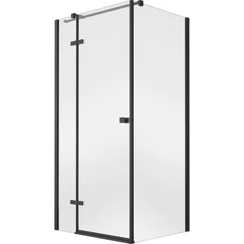 Besco Pixa 90x90x195 čtvercový sprchový kout, black Orientace: Pravá, PKP-90-195-B