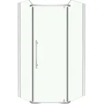 Kerra Glasgow 90x90 pětiúhelníkový sprchový kout, 675