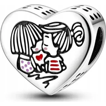 Přívěsek Přívěsek Stříbro 925 Charms Sestry Přítelkyně