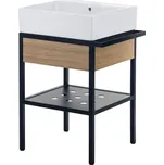 Deante Temisto 60 ocelová konstrukce s umyvadlem a šuplíkem, CDTD6U6S