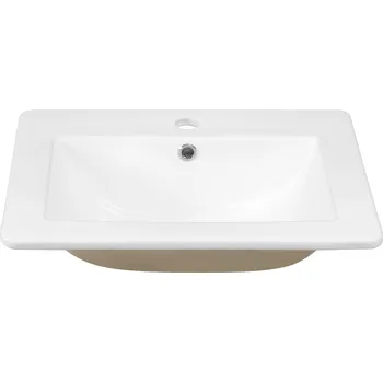 Umyvadlo Kerra Kratos 530 keramické zápustné umyvadlo, KR62