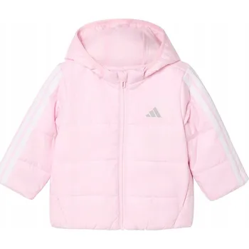 Dívčí oblečení Dětská zateplená bunda adidas S Kapucí CLIMAWARM, vel 104