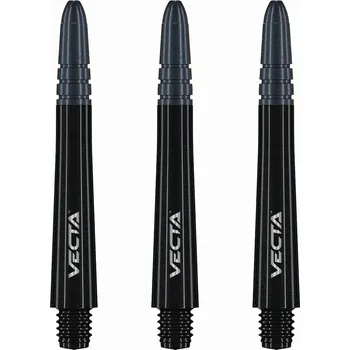 Příslušenství pro šipky Násadky (Shafty) WINMAU Vecta Černé Střední (Medium) 3 ks