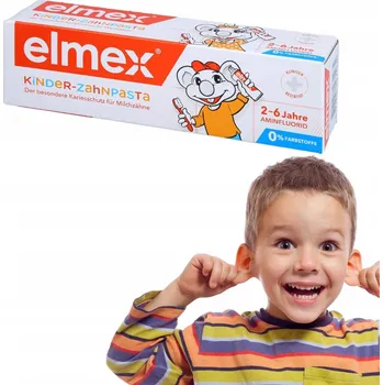 Dentální hygiena Zubní pasta Elmex pro děti s fluoridem 0-6 let 50 ml