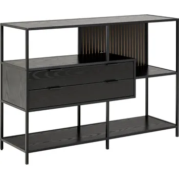 regál Regál Seaford se dvěma zásuvkami a otočným panelem - Actona 114x78 cm